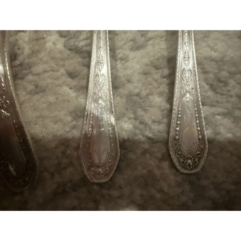 6 Pieces Community HAMPTON COURT (1928) SERVING PIECES serving Spoon Knife Ladle